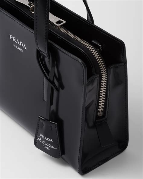 prada re-edition 1995 brushed-leather mini handbag|The New Prada Re.